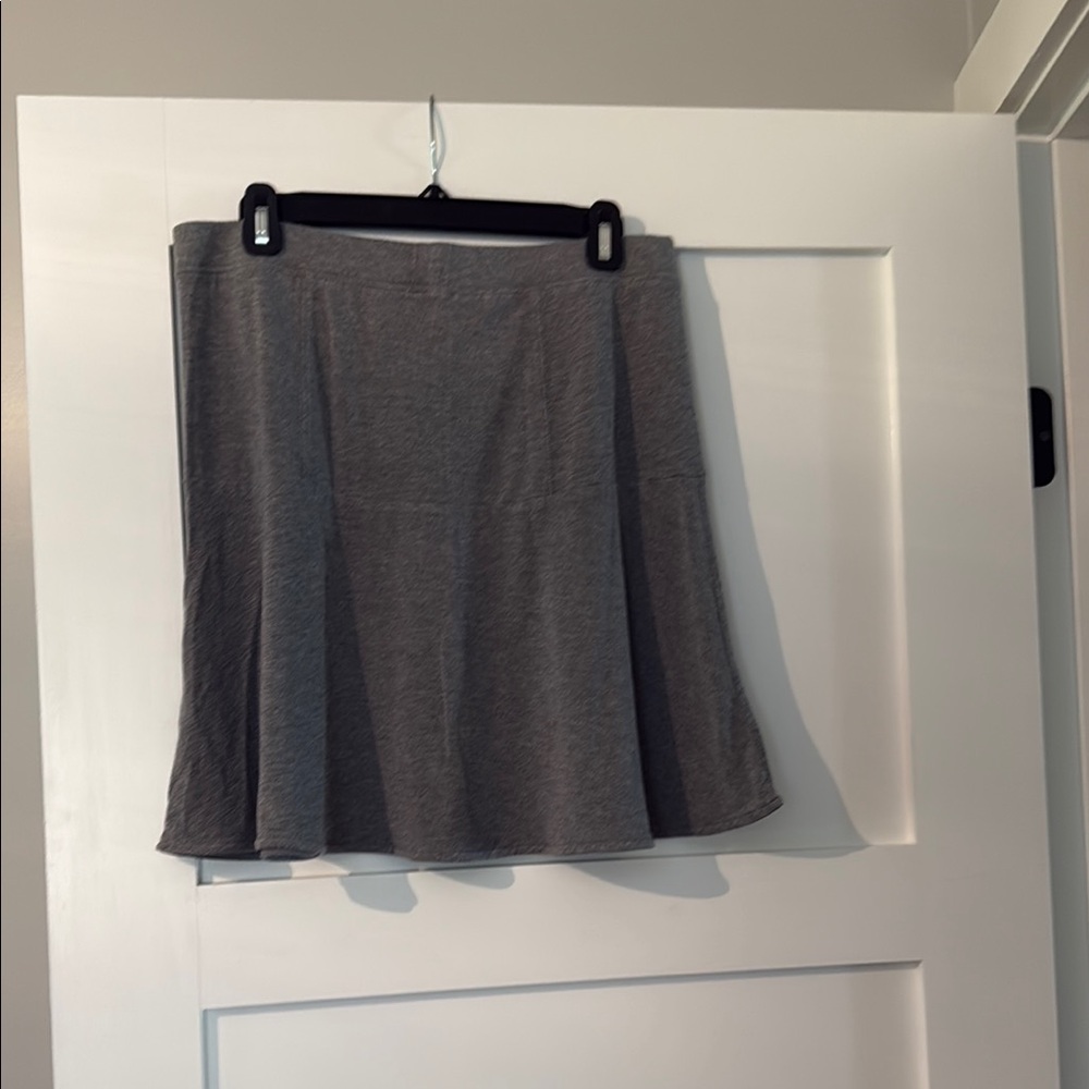 J. Crew gray A-Line Mini Skirt
